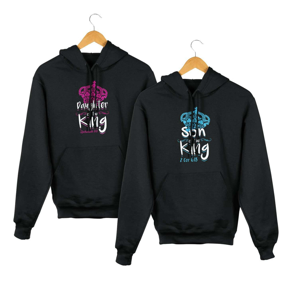 Designs by MyUtopia Shout Out:Son / Daughter of the King Christian Pullover Hoodie