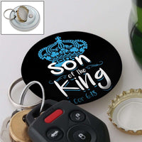 Load image into Gallery viewer, Designs by MyUtopia Shout Out:Son / Daughter of The King Magnetic Keychain and Bottle Opener,Black-Son,Keychain bottle opener
