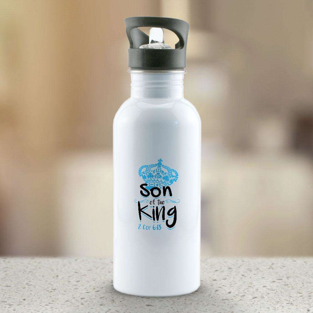Designs by MyUtopia Shout Out:Son of the King 2 Cor 6:18 Stainless Steel Reusable Water Bottle
