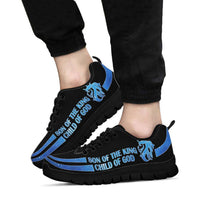 Load image into Gallery viewer, Designs by MyUtopia Shout Out:Son of the King Child of God Bible Verse Inspired Art Mesh Fabric Running Shoes
