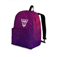 Load image into Gallery viewer, Designs by MyUtopia Shout Out:South Carolina Hairdresser Backpack,Large (18 x 14 x 8 inches) / Adult (Ages 13+) / Violet,Backpacks
