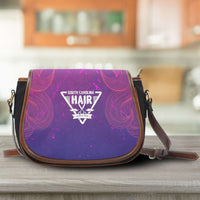 Load image into Gallery viewer, Designs by MyUtopia Shout Out:South Carolina Hairdresser Canvas Saddlebag Style Crossbody Purse

