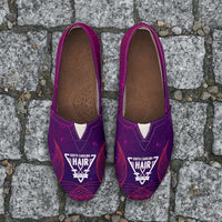 Load image into Gallery viewer, Designs by MyUtopia Shout Out:South Carolina Hairdresser Casual Canvas Slip on Shoes Women&#39;s Flats
