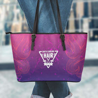 Load image into Gallery viewer, Designs by MyUtopia Shout Out:South Carolina Hairdresser Faux Leather Totebag Purse,Large (11 x 17 x 6) / Purple,tote bag purse
