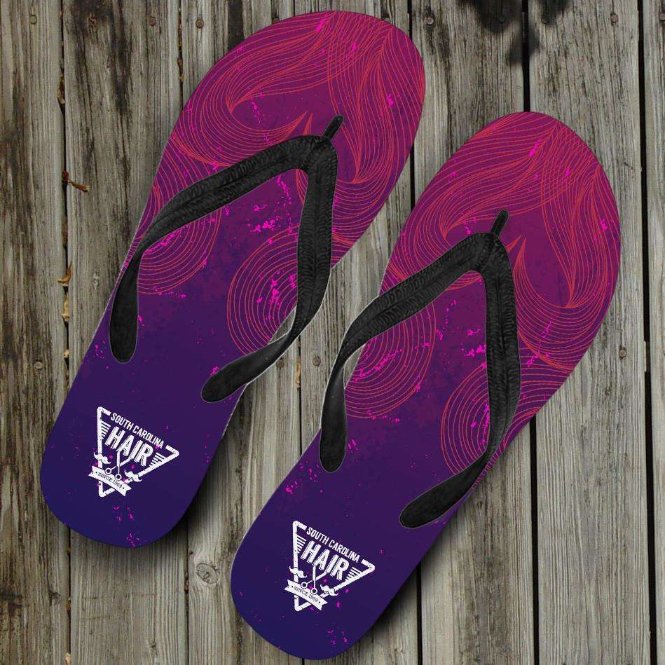 Designs by MyUtopia Shout Out:South Carolina Hairdresser Flip-Flops