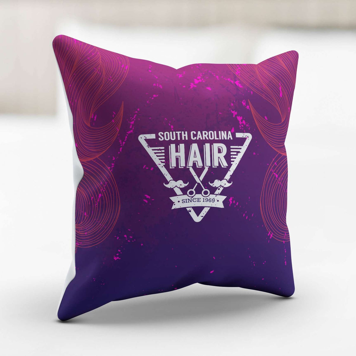 Designs by MyUtopia Shout Out:South Carolina Hairdresser Pillowcase