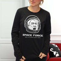 Load image into Gallery viewer, Designs by MyUtopia Shout Out:Space Force Trump Long Sleeve Ultra Cotton T-Shirt
