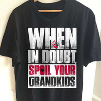 Load image into Gallery viewer, Designs by MyUtopia Shout Out:Spoil Your Grandkids Adult Unisex Cotton Short Sleeve T-Shirt,S / Black,Adult Unisex T-Shirt

