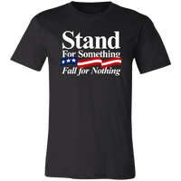 Load image into Gallery viewer, Designs by MyUtopia Shout Out:Stand For Something Fall For Nothing Unisex Jersey Short-Sleeve T-Shirt,X-Small / Black,Adult Unisex T-Shirt
