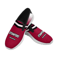 Load image into Gallery viewer, Designs by MyUtopia Shout Out:Stanford Fan #FearTheTree Mens Slip-on Canvas Sneakers
