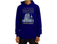 Load image into Gallery viewer, Designs by MyUtopia Shout Out:Star Peace A New Hope Awakens Christmas Christ Manger Scene Adult Tee Shirt,Hoodie / Royal Blue / Small,Adult Unisex T-Shirt
