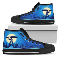 Load image into Gallery viewer, Designs by MyUtopia Shout Out:Star Trek Christmas Canvas High Top Shoes
