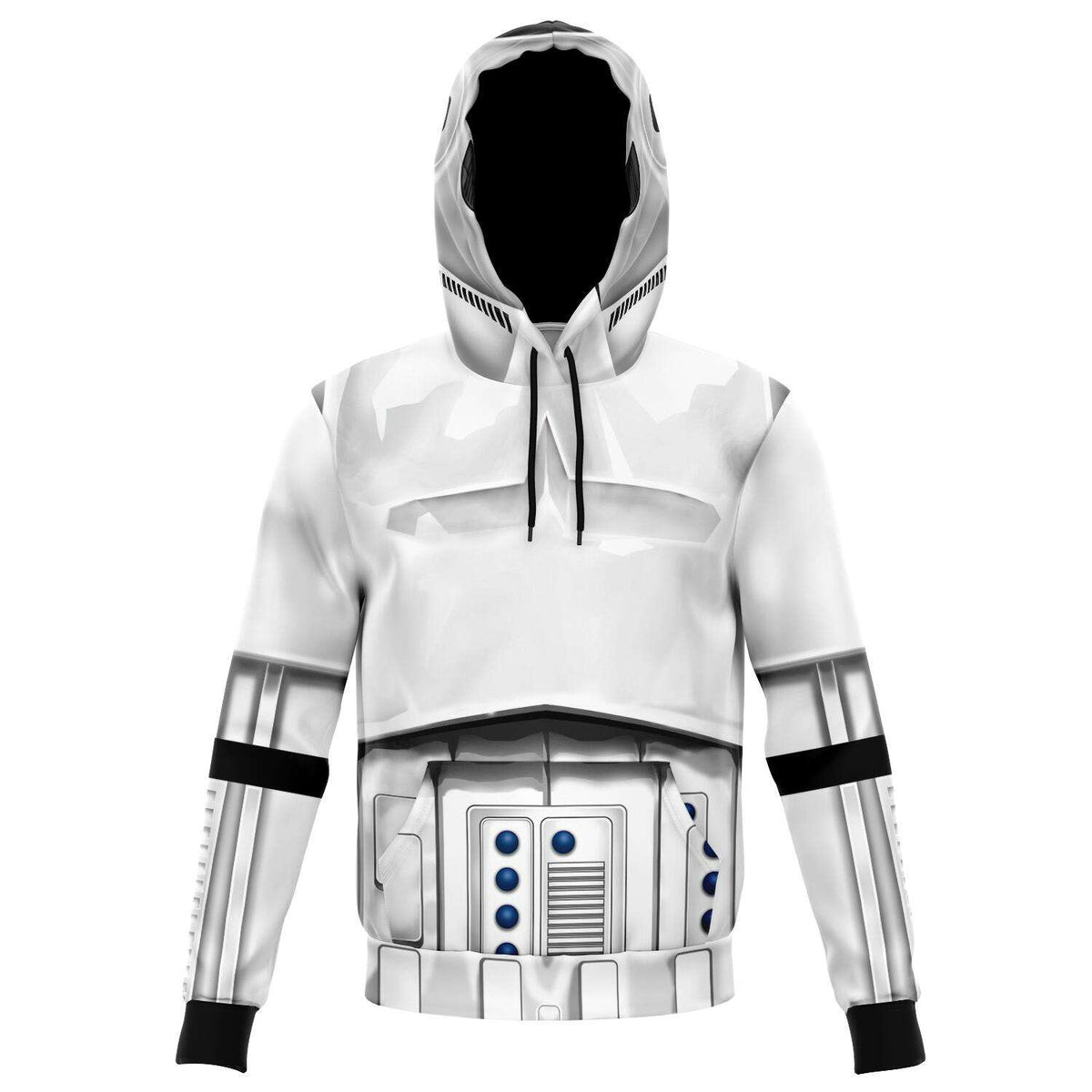 Designs by MyUtopia Shout Out:Storm Trooper Casual Cosplay Fashion Hoodie,XS / White,Fashion Hoodie - AOP