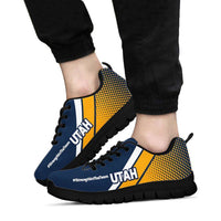 Load image into Gallery viewer, Designs by MyUtopia Shout Out:#Strength In The Team Utah Fan Running Shoes,Women&#39;s / Ladies US5 (EU35),Running Shoes
