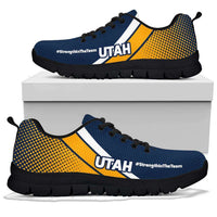 Load image into Gallery viewer, Designs by MyUtopia Shout Out:#Strength In The Team Utah Fan Running Shoes
