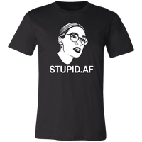 Load image into Gallery viewer, Designs by MyUtopia Shout Out:Stupid AOC Trump Political Humor Unisex Jersey Short-Sleeve T-Shirt,X-Small / Black,Adult Unisex T-Shirt

