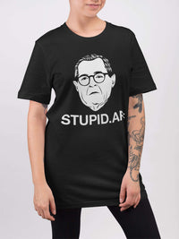 Load image into Gallery viewer, Designs by MyUtopia Shout Out:Stupid Nadler Trump Political Humor Unisex Jersey Short-Sleeve T-Shirt

