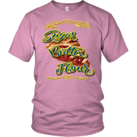 Load image into Gallery viewer, Designs by MyUtopia Shout Out:Sugar Butter Flour - T Shirt,Short Sleeve Tee / Pastel Pink / Small,Adult Unisex T-Shirt
