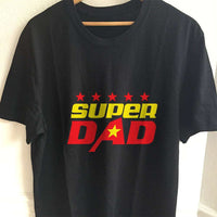 Load image into Gallery viewer, Designs by MyUtopia Shout Out:Super Dad Adult Unisex T-Shirt,S / Black,Adult Unisex T-Shirt
