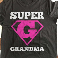 Load image into Gallery viewer, Designs by MyUtopia Shout Out:Super Grandma Adult Unisex Cotton Short Sleeve T-Shirt
