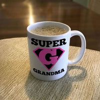 Load image into Gallery viewer, Designs by MyUtopia Shout Out:Super Grandma White Coffee Mug
