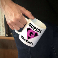 Load image into Gallery viewer, Designs by MyUtopia Shout Out:Super Grandma White Coffee Mug
