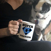 Load image into Gallery viewer, Designs by MyUtopia Shout Out:Super Grandpa White Coffee Mug
