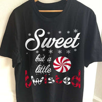 Load image into Gallery viewer, Designs by MyUtopia Shout Out:Sweet But A Little Twisted Adult Unisex T-Shirt
