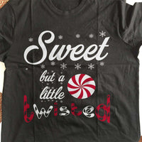 Load image into Gallery viewer, Designs by MyUtopia Shout Out:Sweet But A Little Twisted Adult Unisex T-Shirt
