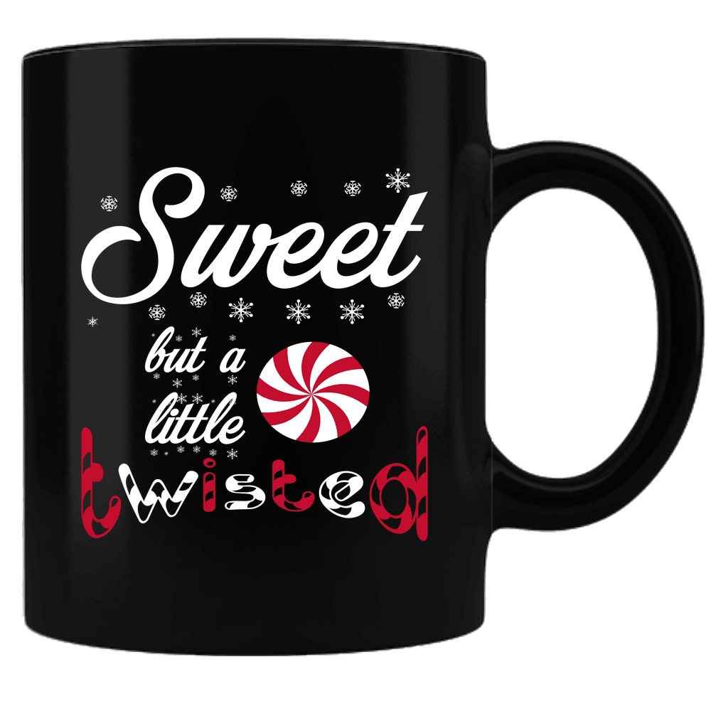 Designs by MyUtopia Shout Out:Sweet But A Little Twisted Ceramic Black Coffee Mug,Default Title,Ceramic Coffee Mug