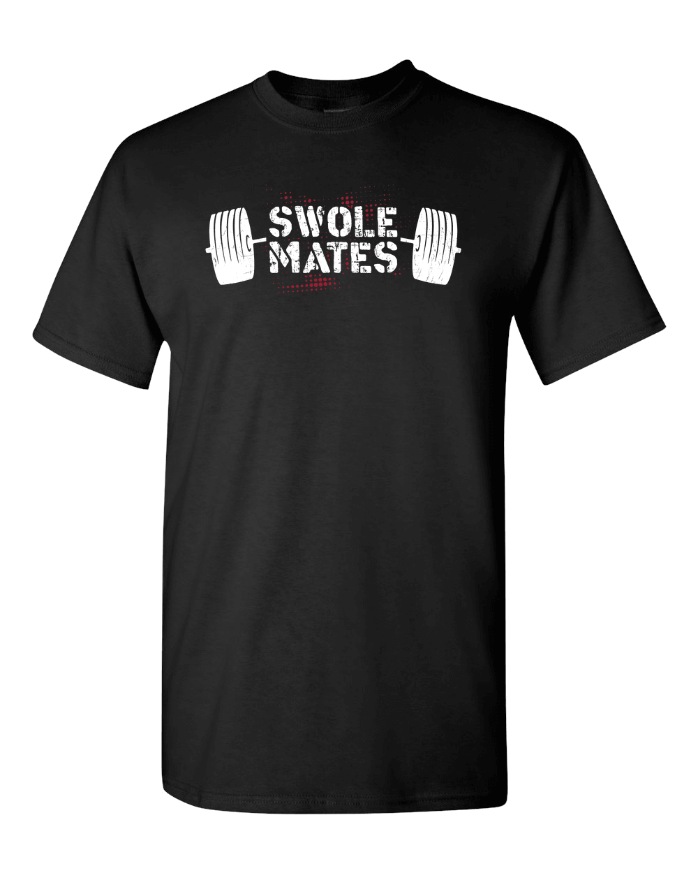 Designs by MyUtopia Shout Out:Swole Mates Adult Unisex T-Shirt,S / Black,Adult Unisex T-Shirt
