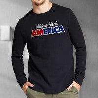Load image into Gallery viewer, Designs by MyUtopia Shout Out:Taking Back America Trump Long Sleeve Ultra Cotton T-Shirt

