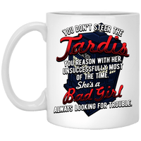 Load image into Gallery viewer, Designs by MyUtopia Shout Out:Tardis Bad Girl Ceramic Coffee Cup -White,11 oz / White,Ceramic Coffee Mug
