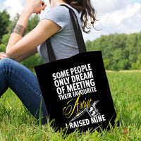 Load image into Gallery viewer, Designs by MyUtopia Shout Out:Tattoo Artist Mom Fabric Totebag Reusable Shopping Tote
