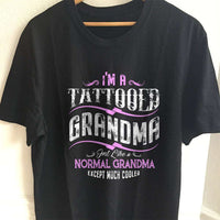 Load image into Gallery viewer, Designs by MyUtopia Shout Out:Tattooed Grandma Adult Unisex T-Shirt
