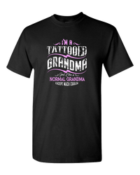 Load image into Gallery viewer, Designs by MyUtopia Shout Out:Tattooed Grandma Adult Unisex T-Shirt,Black / S,Adult Unisex T-Shirt
