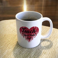 Load image into Gallery viewer, Designs by MyUtopia Shout Out:Teach Your Heart Out White Coffee Mug,11oz / White,Ceramic Coffee Mug
