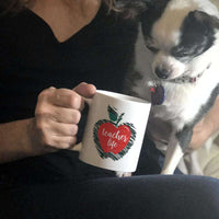 Load image into Gallery viewer, Designs by MyUtopia Shout Out:Teacher Life White Coffee Mug
