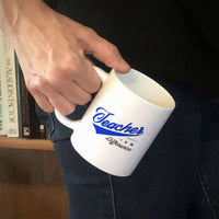 Load image into Gallery viewer, Designs by MyUtopia Shout Out:Teacher Making A Difference White Coffee Mug
