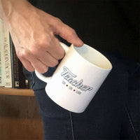 Load image into Gallery viewer, Designs by MyUtopia Shout Out:Teacher White Coffee Mug
