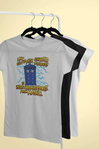 Load image into Gallery viewer, Designs by MyUtopia Shout Out:Technology Is Indistinguishable from Magic Adult Unisex T-Shirt
