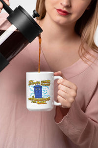 Load image into Gallery viewer, Designs by MyUtopia Shout Out:Technology Is Indistinguishable from Magic Ceramic Coffee Mugs - White,15 oz / White,Ceramic Coffee Mug
