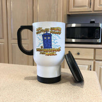 Load image into Gallery viewer, Designs by MyUtopia Shout Out:Technology Is Indistinguishable from Magic Stainless Steel Travel Mug

