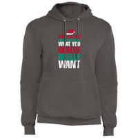 Load image into Gallery viewer, Designs by MyUtopia Shout Out:Tell Me What You Want - Core Fleece Unisex Pullover Hoodie,Charcoal / S,Sweatshirts
