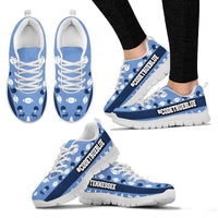 Load image into Gallery viewer, Designs by MyUtopia Shout Out:Tennessee Blue #CodeTrueBlue Football Fans Ugly Christmas Sweater style Running Shoes
