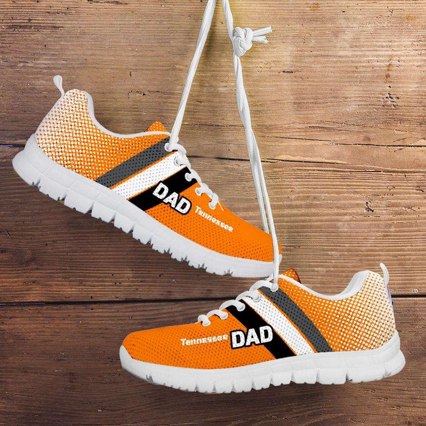 Designs by MyUtopia Shout Out:Tennessee DAD Basketball Fans Running Shoes