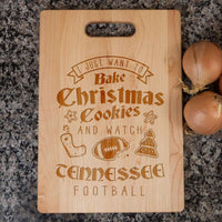Load image into Gallery viewer, Designs by MyUtopia Shout Out:Tennessee Football Christmas Engraved Cutting Board
