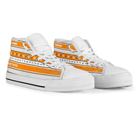 Load image into Gallery viewer, Designs by MyUtopia Shout Out:Tennessee Orange #RockyTopVol Ugly Christmas Style Hi-Top Sneakers
