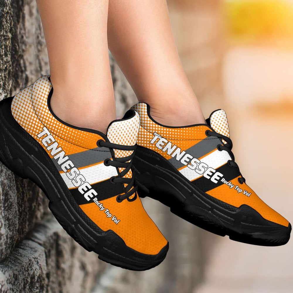 Designs by MyUtopia Shout Out:Tennessee #Rocky Top Vol Chunky Sneakers