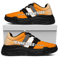 Load image into Gallery viewer, Designs by MyUtopia Shout Out:Tennessee #Rocky Top Vol Chunky Sneakers,Women&#39;s / Ladies US5.5 (EU36) / Orange,Chunky Sneakers
